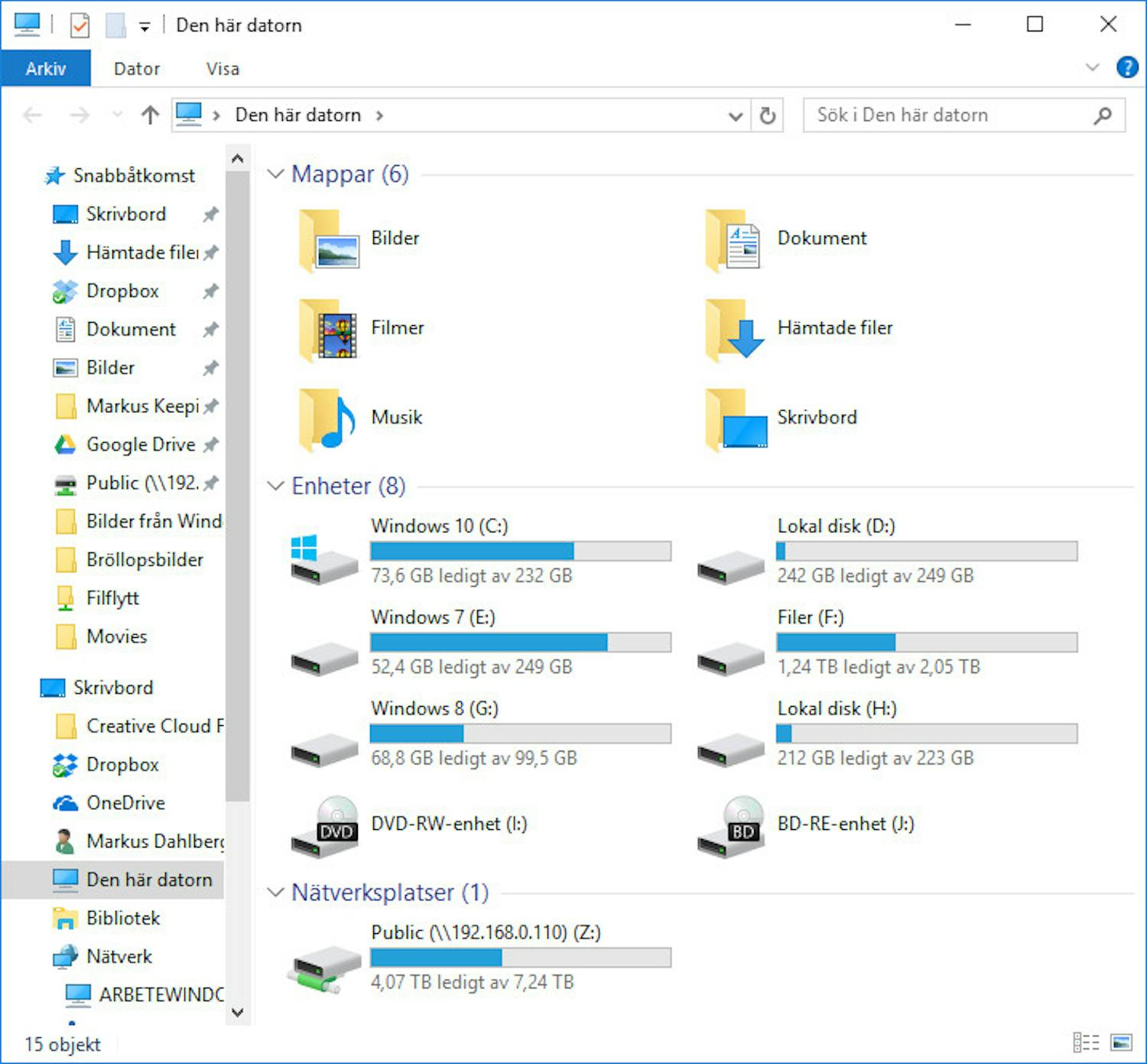 Utforskaren Windows 10 Utforskaren Windows 10
